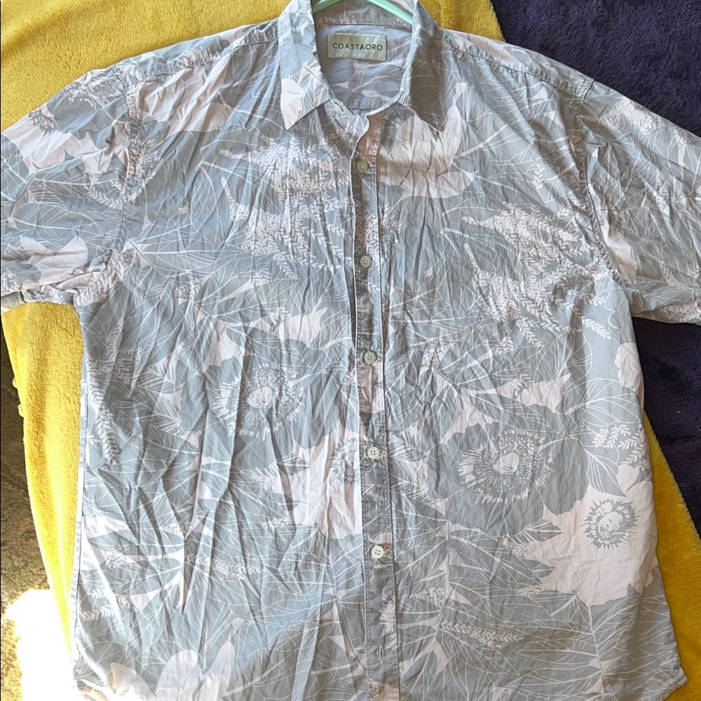 Men’s CostaOro Hawaiian Button Down Shirt